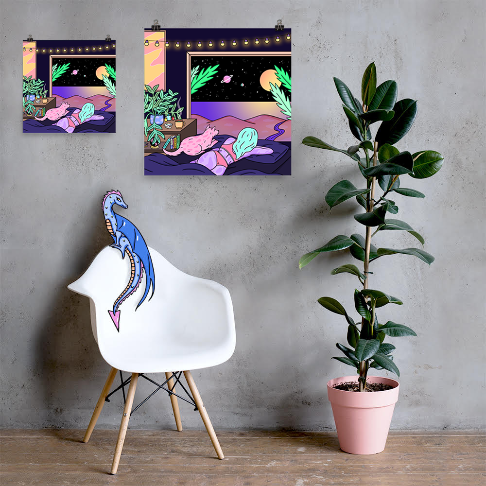 Moonrise Print - Canvas, Framed, and Rolled — Robin Eisenberg